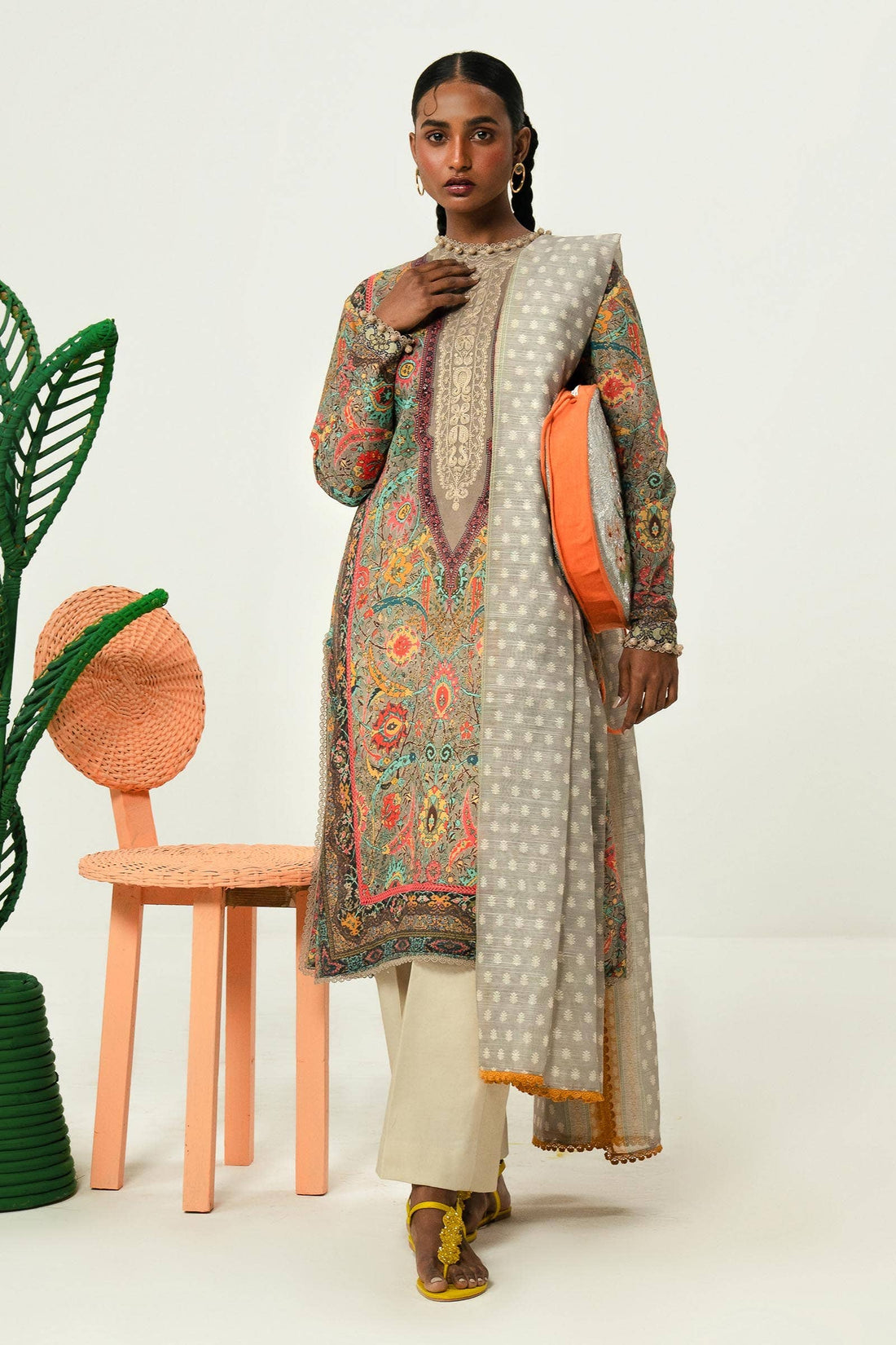Sana Safinaz | Mahay Summer Lawn 24 | S-41 - Khanumjan  Pakistani Clothes and Designer Dresses in UK, USA