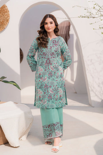 Hana | Floral Fiesta 24 | Cantaloupe - Khanumjan Pakistani Clothes and Designer Dresses in UK, USA