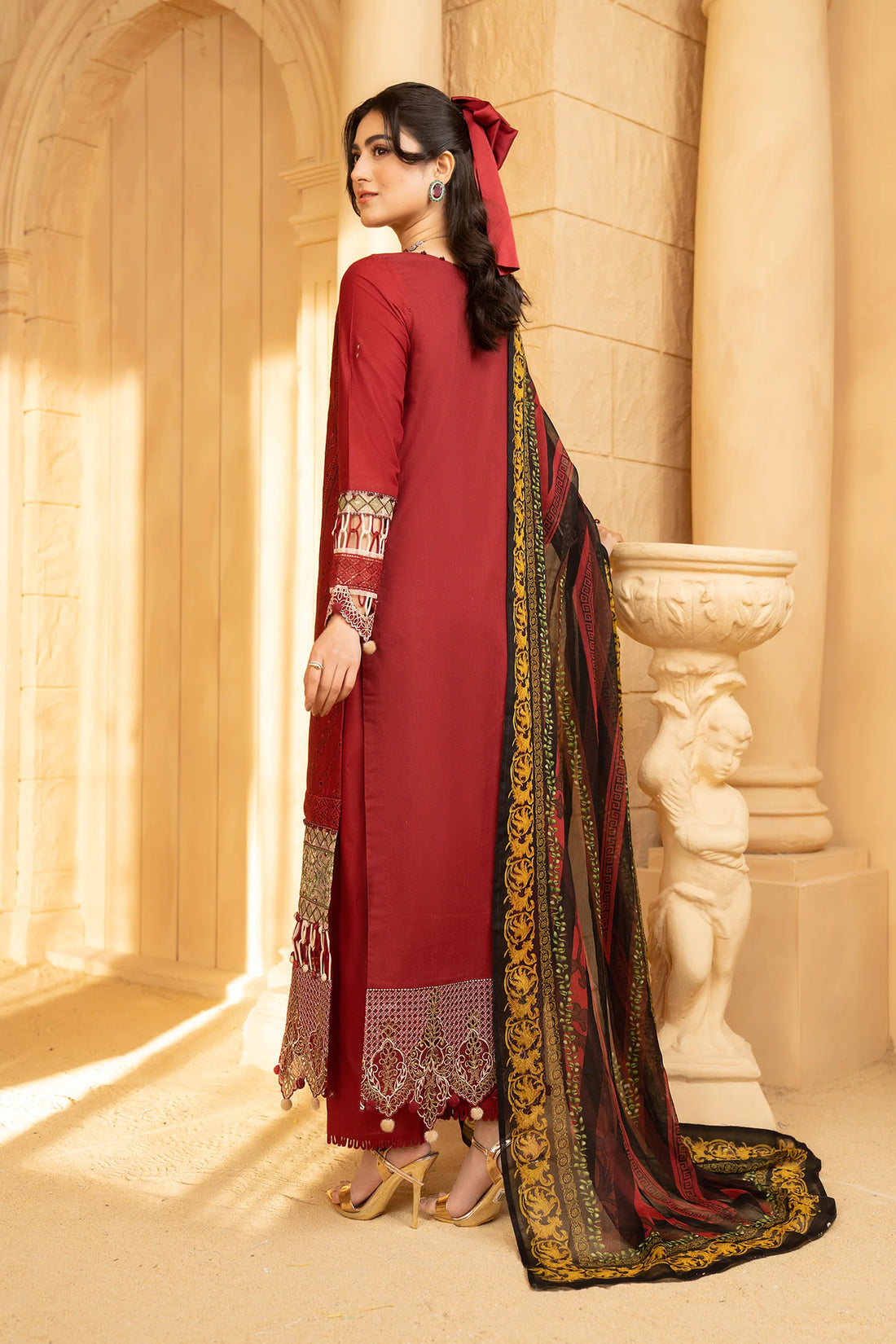 Hemstitch | Summer Luxury Lawn 24 | Cherry - Khanumjan  Pakistani Clothes and Designer Dresses in UK, USA