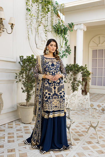 House of Nawab | Luxury Formals | GHAFIR A - Khanumjan Pakistani Clothes and Designer Dresses in UK, USA