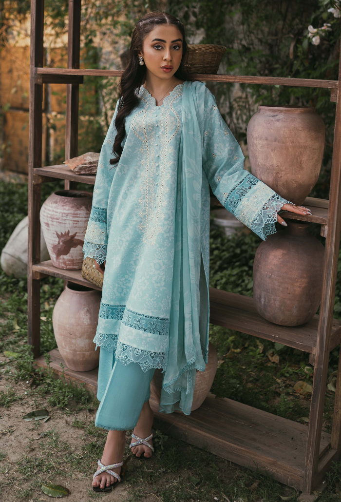 Humdum | Gardenia Lawn | D07 - Khanumjan  Pakistani Clothes and Designer Dresses in UK, USA