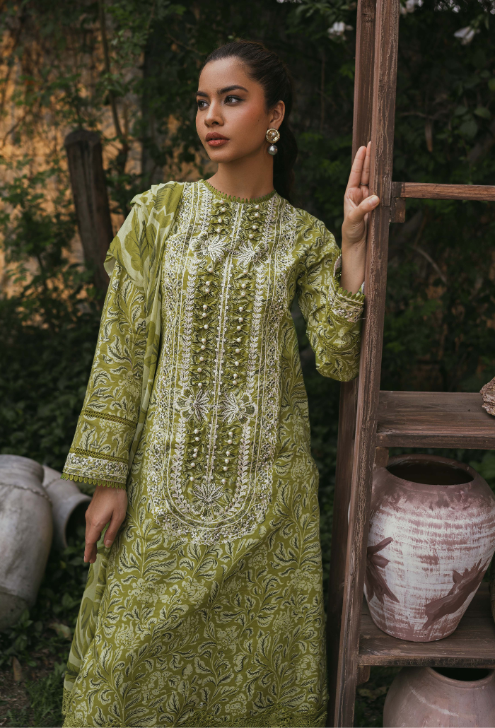 Humdum | Gardenia Lawn | D09 - Khanumjan  Pakistani Clothes and Designer Dresses in UK, USA