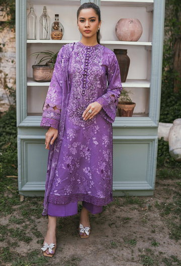 Humdum | Gardenia Lawn | D08 - Khanumjan Pakistani Clothes and Designer Dresses in UK, USA