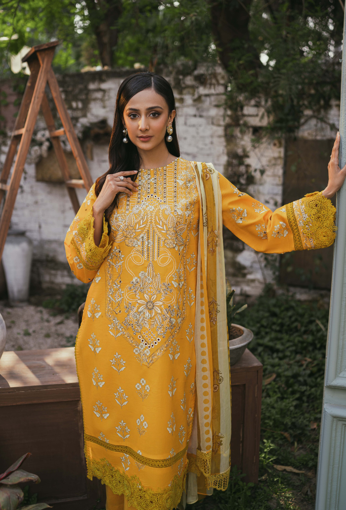 Humdum | Gardenia Lawn | D05 - Khanumjan  Pakistani Clothes and Designer Dresses in UK, USA