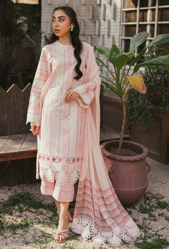 Humdum | Gardenia Lawn | D03 - Khanumjan  Pakistani Clothes and Designer Dresses in UK, USA