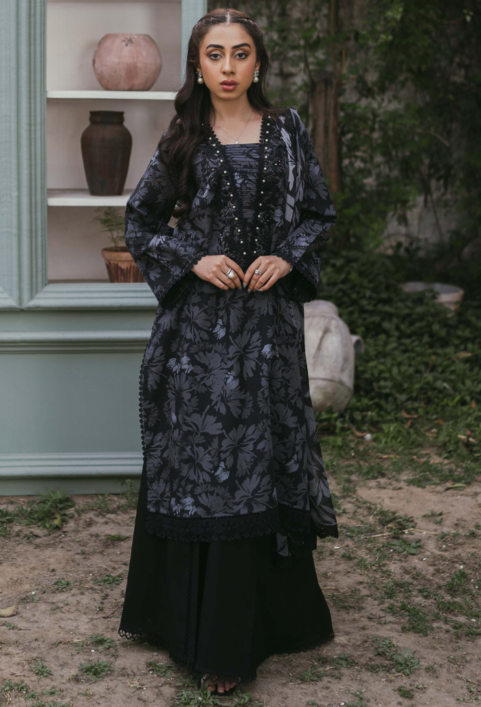 Humdum | Gardenia Lawn | D04 - Khanumjan  Pakistani Clothes and Designer Dresses in UK, USA