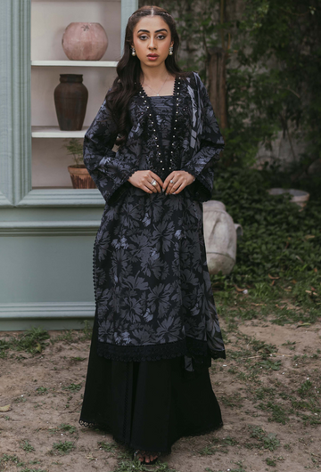 Humdum | Gardenia Lawn | D04 - Khanumjan Pakistani Clothes and Designer Dresses in UK, USA