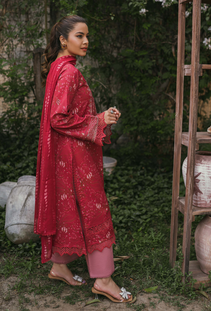 Humdum | Gardenia Lawn | D06 - Khanumjan  Pakistani Clothes and Designer Dresses in UK, USA
