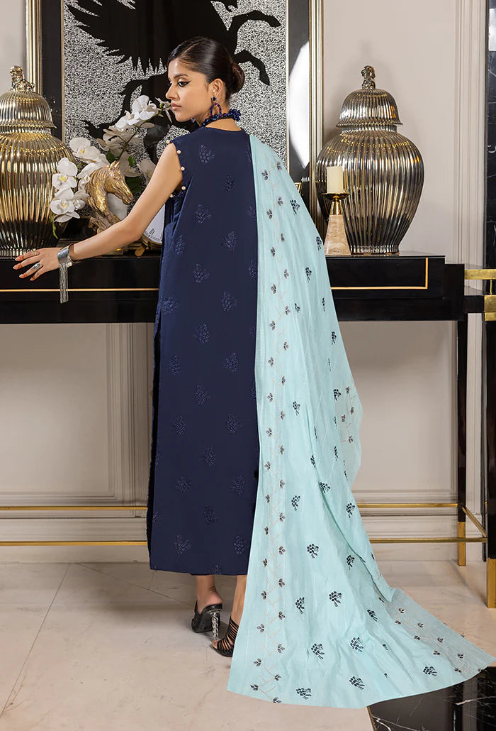 Humdum | Charlotte Chikankari  Lawn | D09 - Khanumjan  Pakistani Clothes and Designer Dresses in UK, USA