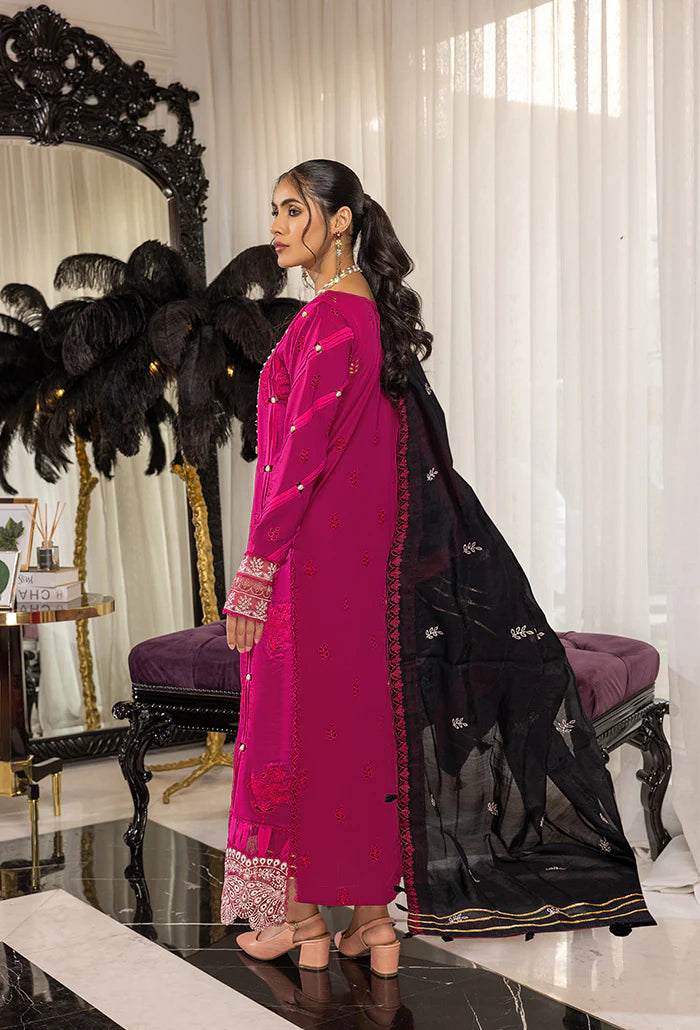 Humdum | Charlotte Chikankari  Lawn | D01 - Khanumjan  Pakistani Clothes and Designer Dresses in UK, USA