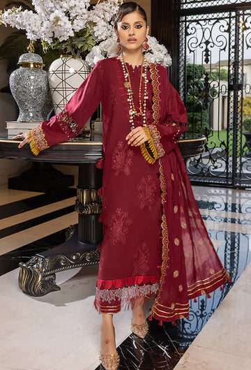 Humdum | Charlotte Chikankari Lawn | D08 - Khanumjan Pakistani Clothes and Designer Dresses in UK, USA