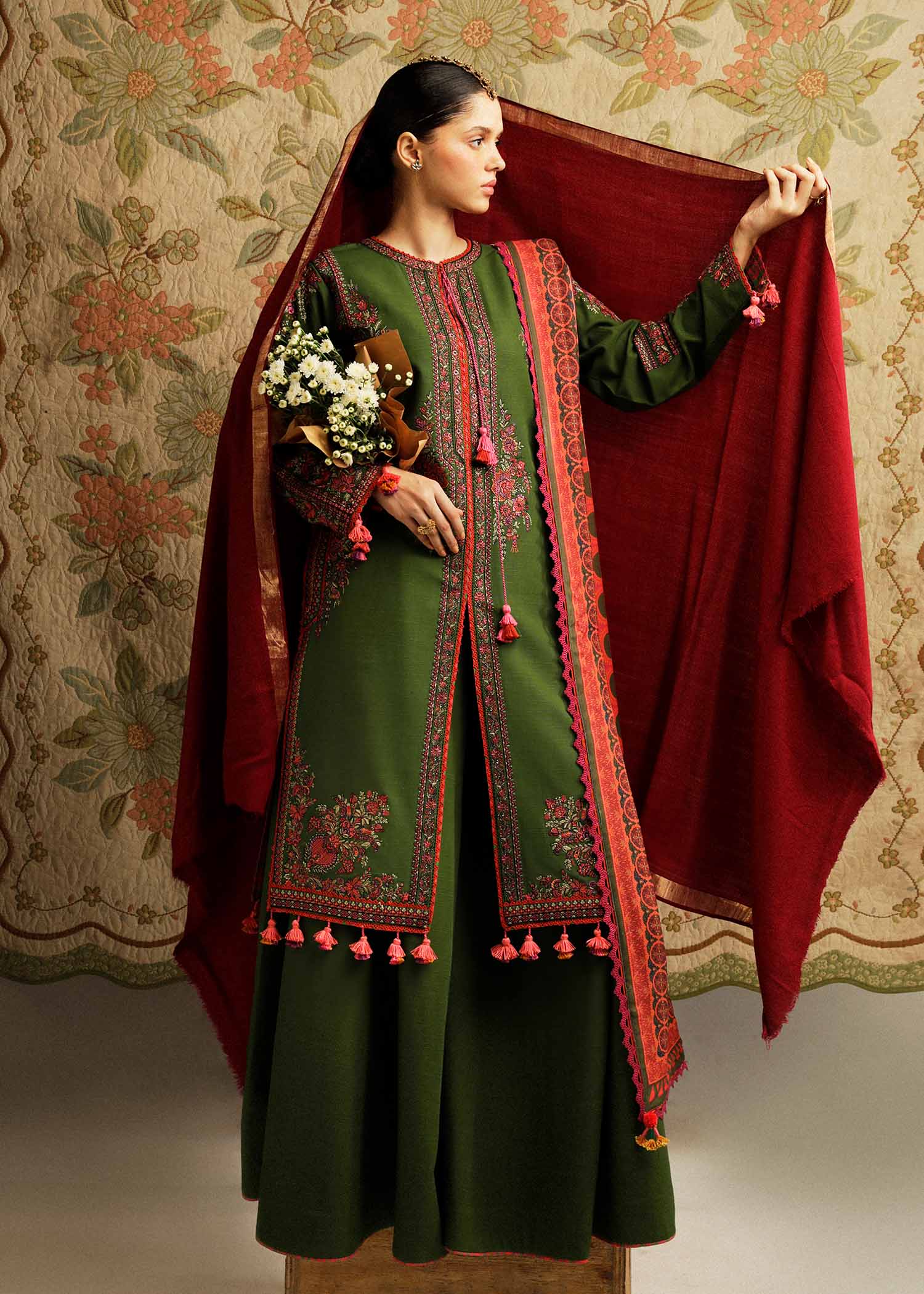 Hussain Rehar | Winter Shawl Khaddar 23 | Taal - Khanumjan  Pakistani Clothes and Designer Dresses in UK, USA