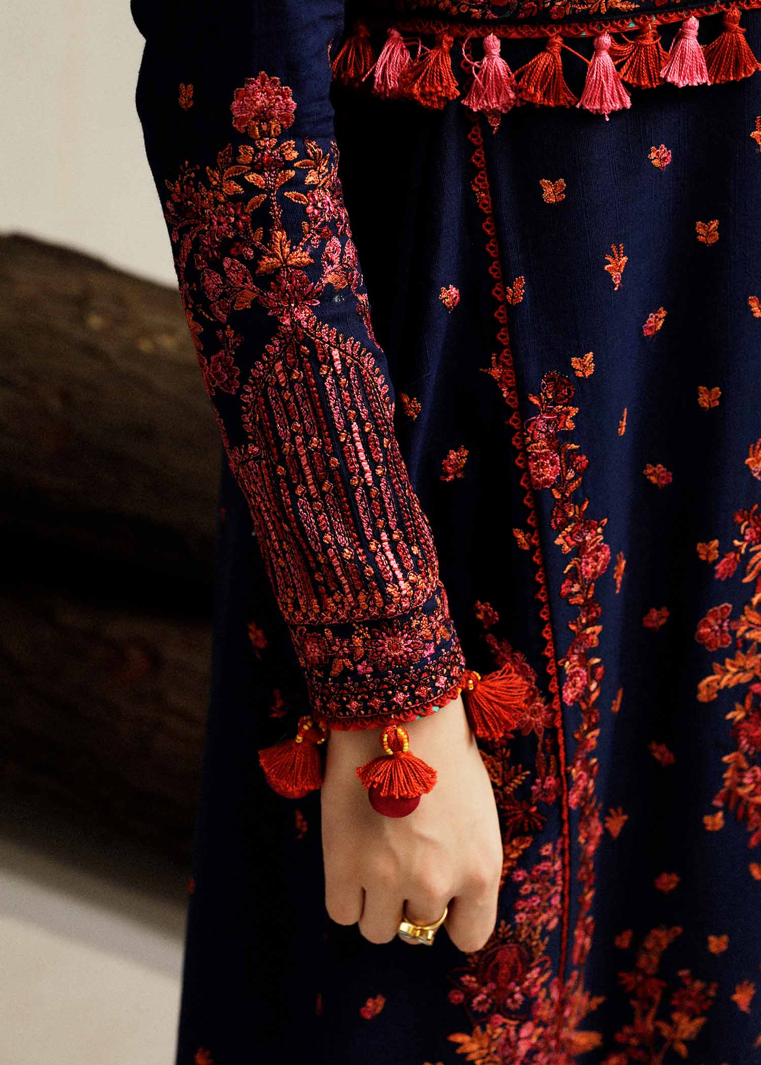 Hussain Rehar | Winter Shawl Khaddar 23 | Cerulean - Khanumjan  Pakistani Clothes and Designer Dresses in UK, USA