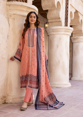 Art & Style | Classic Lawn Collection | D#328 - Khanumjan Pakistani Clothes and Designer Dresses in UK, USA