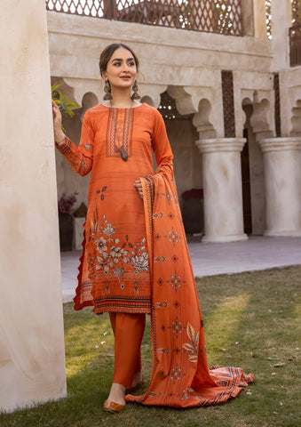 Art & Style | Classic Lawn Collection | D#322 - Khanumjan Pakistani Clothes and Designer Dresses in UK, USA