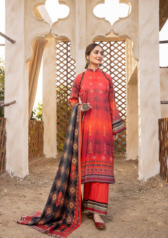 Art & Style | Classic Lawn Collection | D#320 - Khanumjan Pakistani Clothes and Designer Dresses in UK, USA