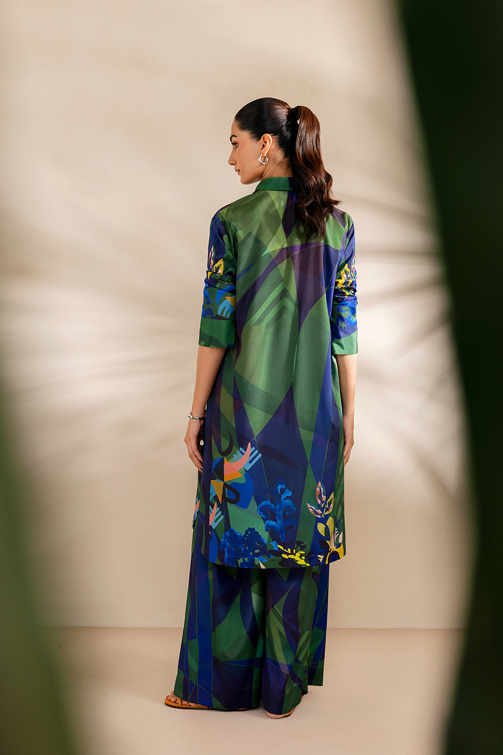 Saira Rizwan | Silk Coords 25 | SHORELINE SERENADE - SRSP-25-08