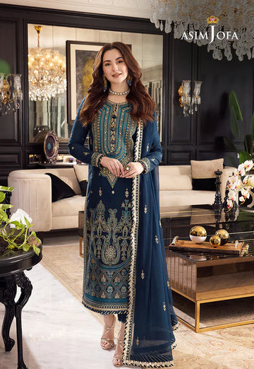 Asim Jofa | Rang e Noor 23 | AJRN-10 - Khanumjan Pakistani Clothes and Designer Dresses in UK, USA