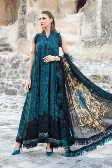 Maria B | M Prints Winter 23 | MPT-2010-B - Khanumjan Pakistani Clothes and Designer Dresses in UK, USA