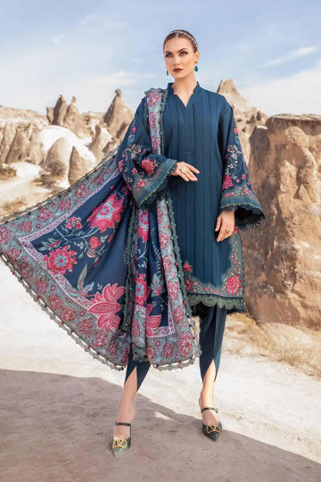 Maria B | M Prints Winter 23 | MPT-2005-B - Khanumjan Pakistani Clothes and Designer Dresses in UK, USA