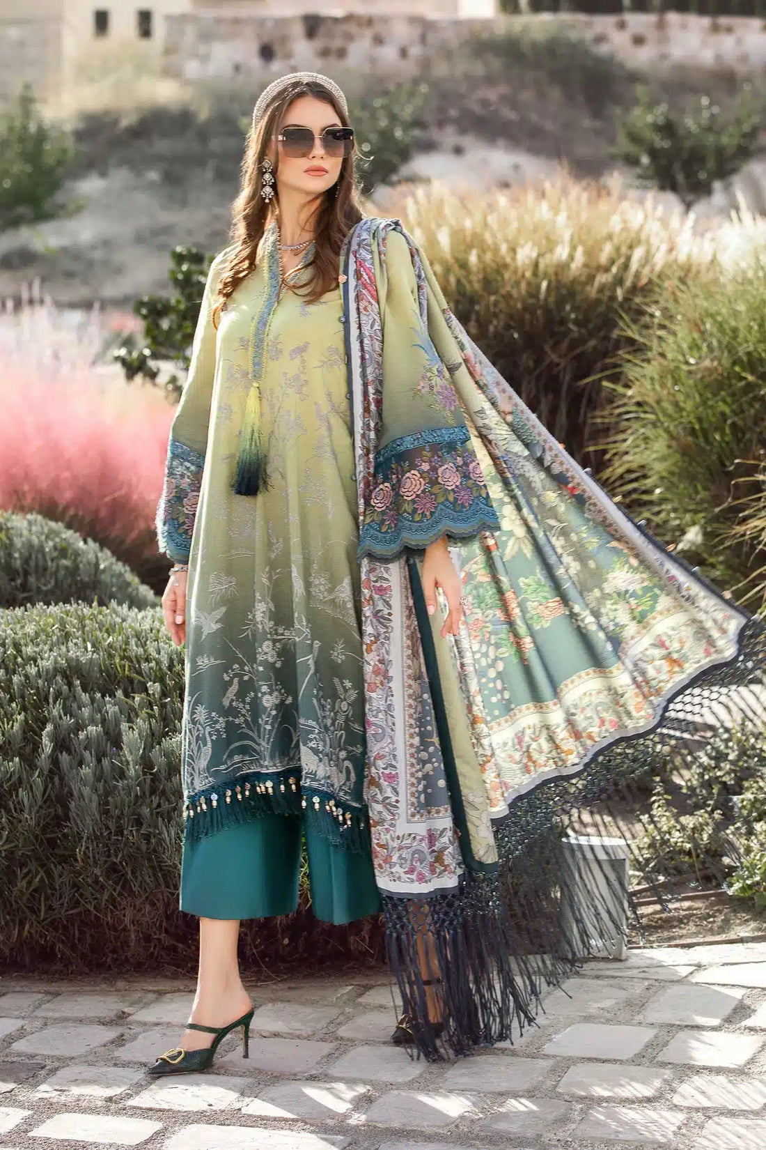 Maria B | M Prints Winter 23 | MPT-2007-A - Khanumjan  Pakistani Clothes and Designer Dresses in UK, USA