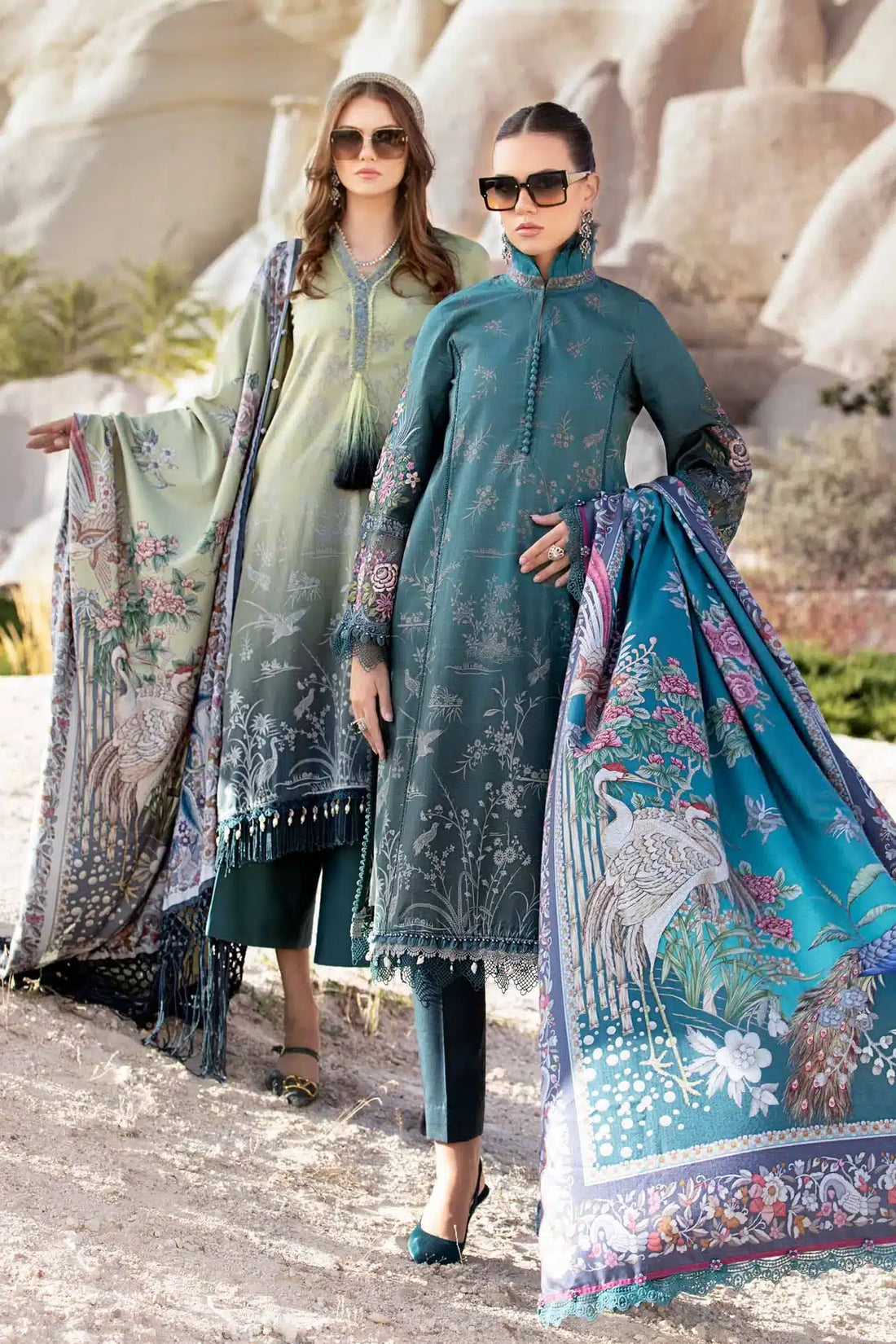Maria B | M Prints Winter 23 | MPT-2007-B - Khanumjan  Pakistani Clothes and Designer Dresses in UK, USA