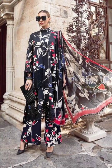 Maria B | M Prints Winter 23 | MPT-2009-B - Khanumjan Pakistani Clothes and Designer Dresses in UK, USA