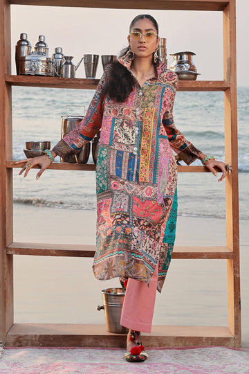 Sana Safinaz | Mahay Spring 24 | H241-014A-2C - Khanumjan Pakistani Clothes and Designer Dresses in UK, USA