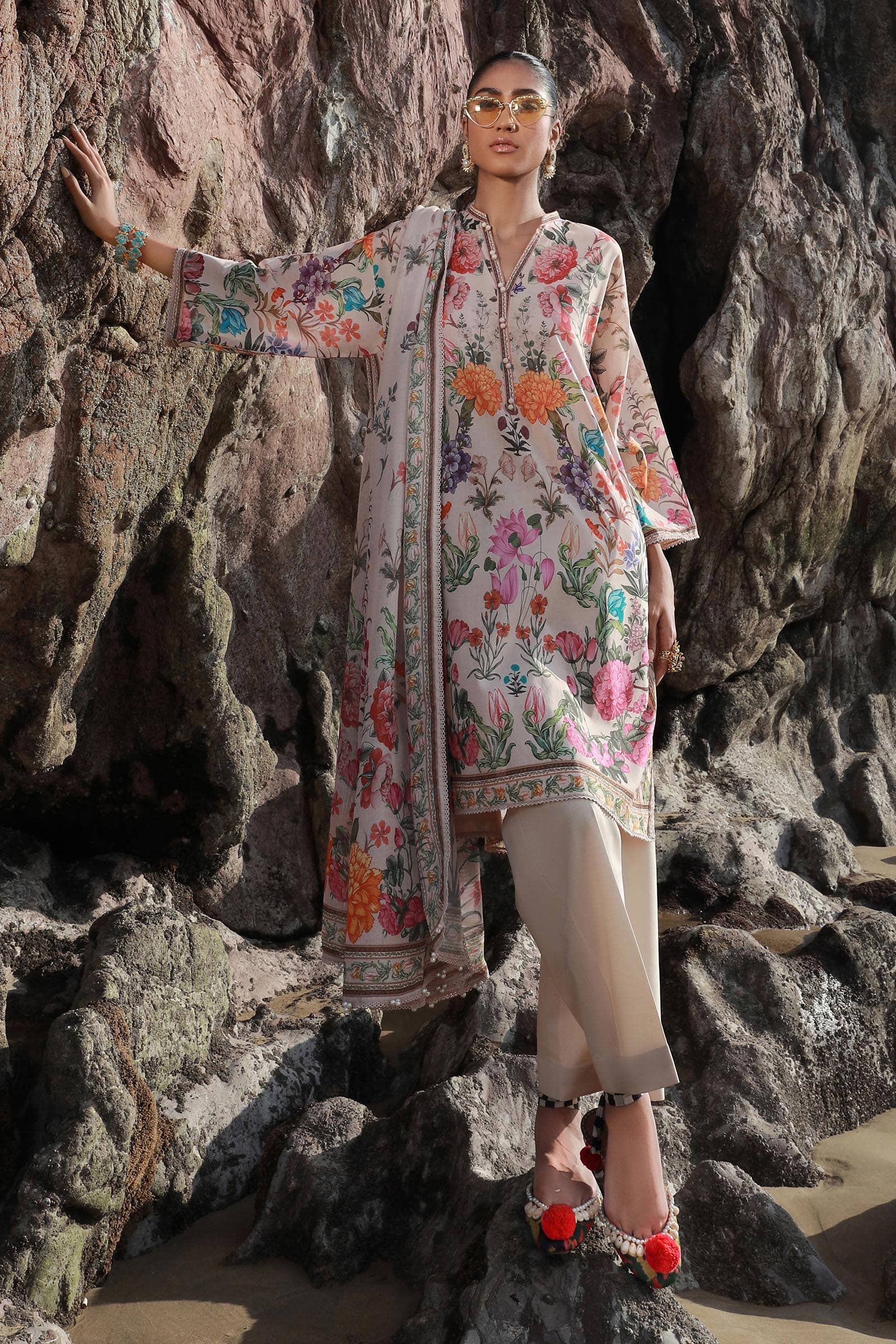 Sana Safinaz | Mahay Spring 24 | H241-019B-3CS - Khanumjan  Pakistani Clothes and Designer Dresses in UK, USA