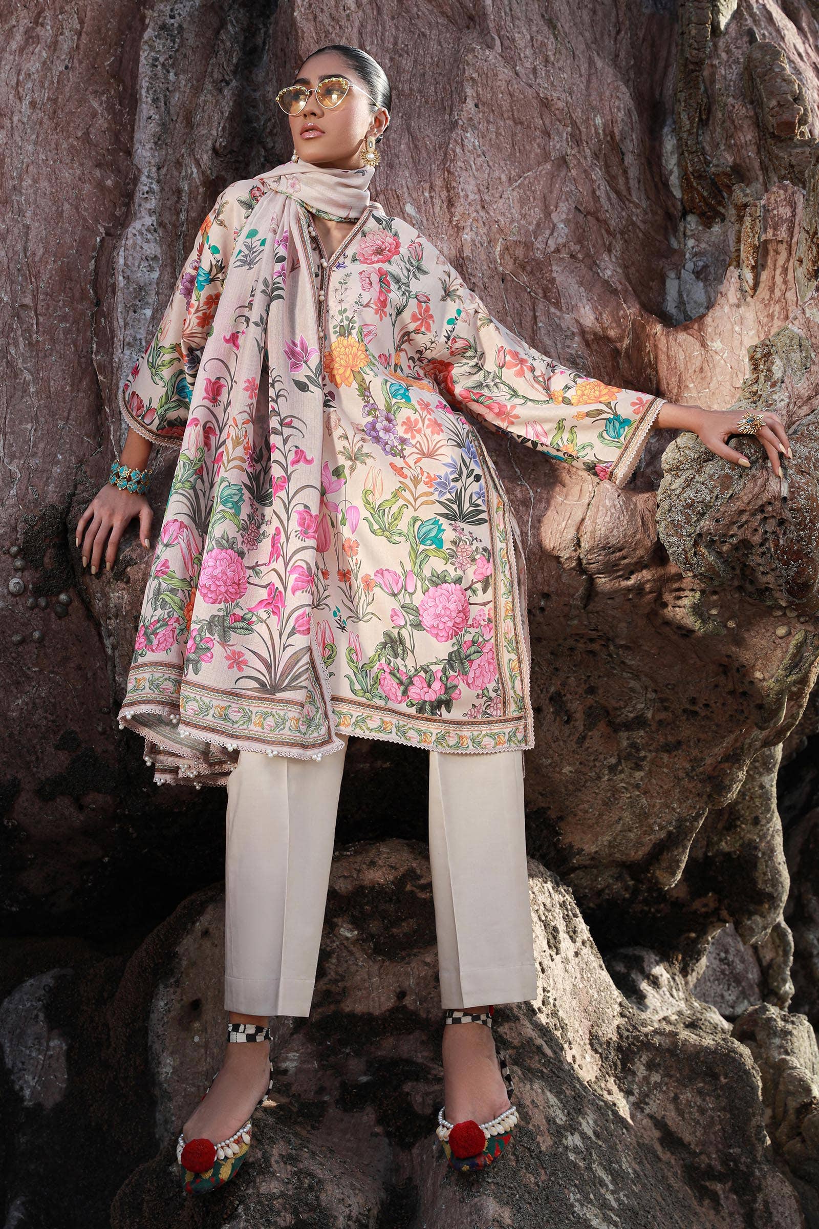 Sana Safinaz | Mahay Spring 24 | H241-019B-3CS - Khanumjan  Pakistani Clothes and Designer Dresses in UK, USA