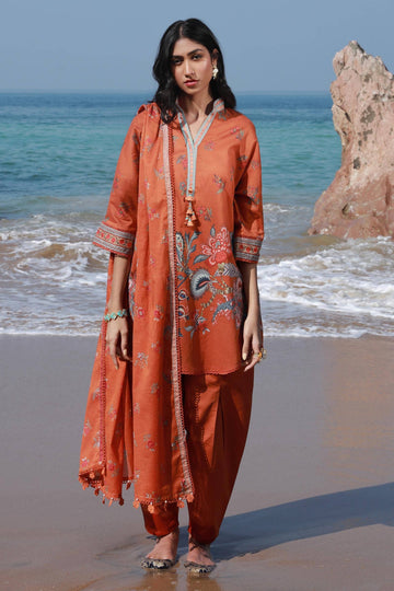 Sana Safinaz | Mahay Spring 24 | H241-020A-3CG - Khanumjan Pakistani Clothes and Designer Dresses in UK, USA