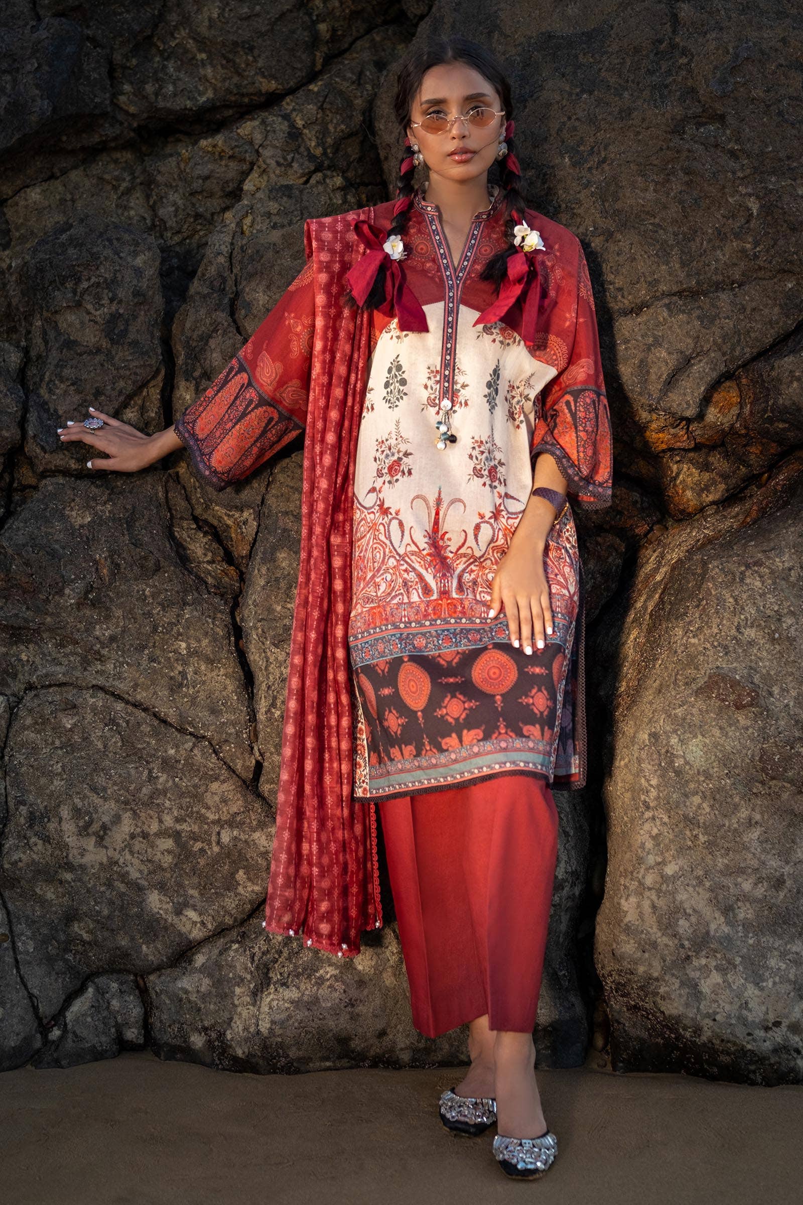 Sana Safinaz | Mahay Spring 24 | H241-021A-3DE - Khanumjan  Pakistani Clothes and Designer Dresses in UK, USA