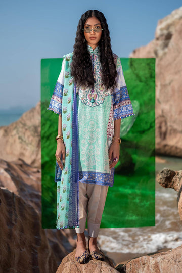 Sana Safinaz | Mahay Spring 24 | H241-003B-2BI - Khanumjan Pakistani Clothes and Designer Dresses in UK, USA