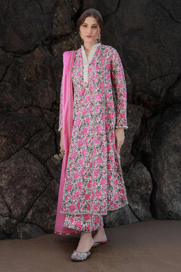 Sana Safinaz | Mahay Spring 24 | H241-004A-3CG - Khanumjan Pakistani Clothes and Designer Dresses in UK, USA