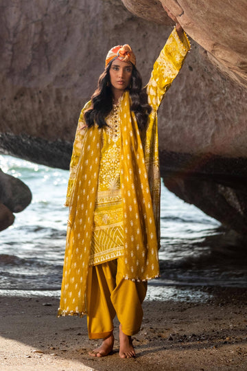 Sana Safinaz | Mahay Spring 24 | H241-005B-3CI - Khanumjan Pakistani Clothes and Designer Dresses in UK, USA