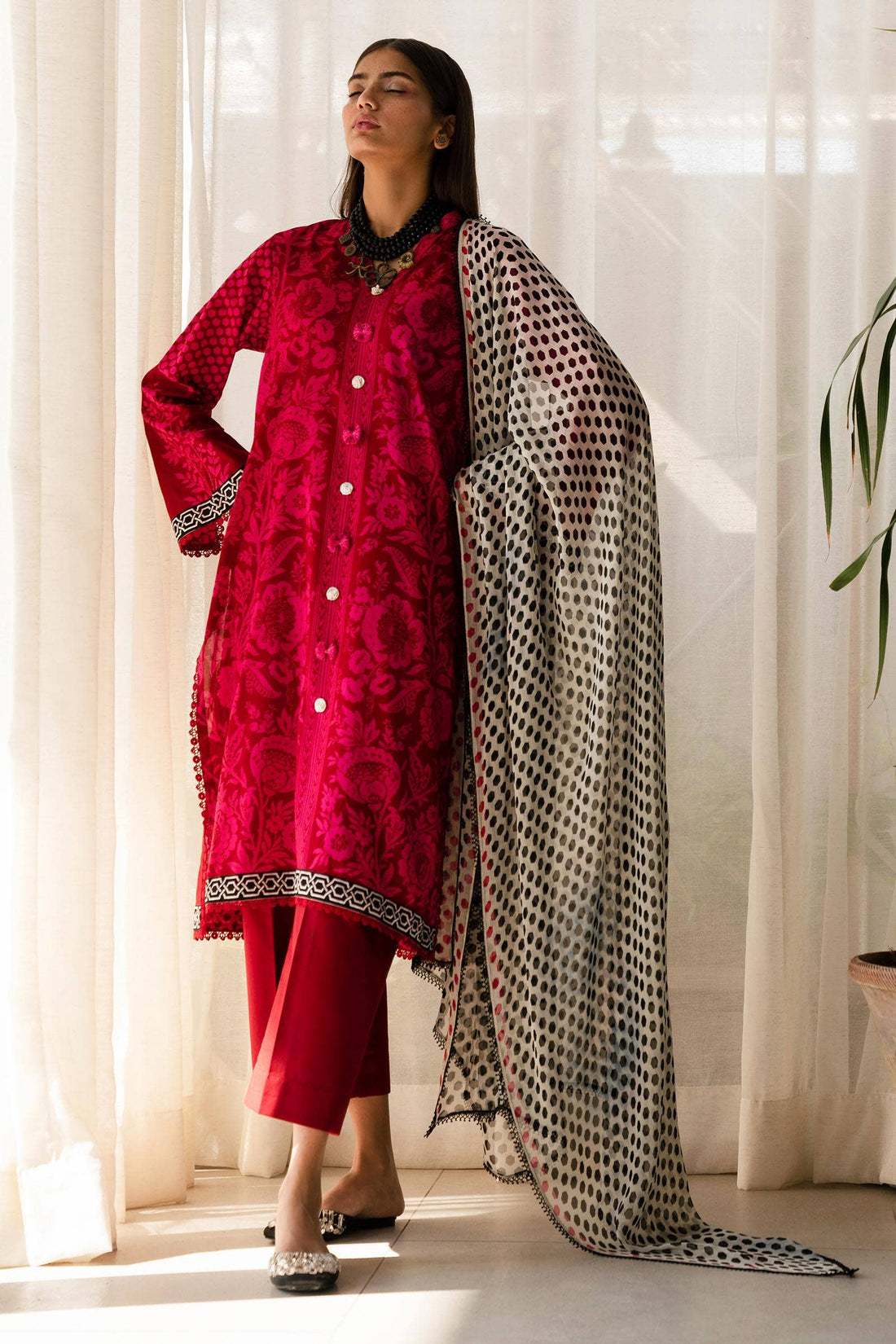 Sana Safinaz | Mahay Spring 24 | H241-010A-3CI - Khanumjan  Pakistani Clothes and Designer Dresses in UK, USA