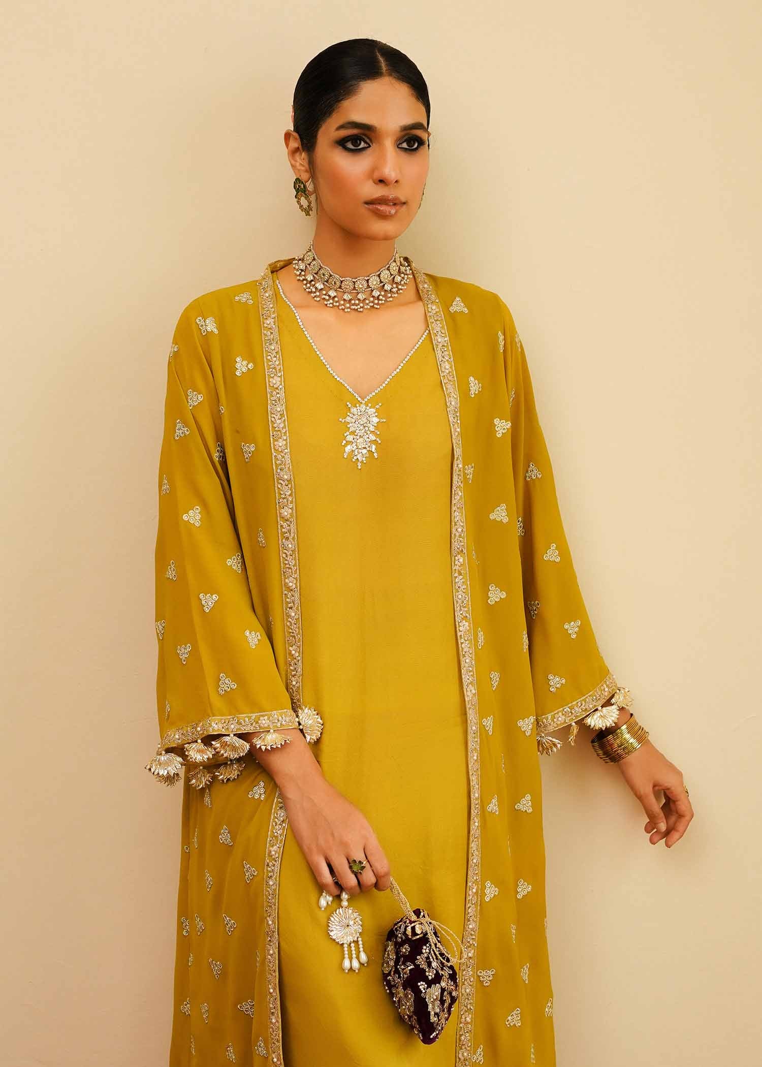 Mahgul | Eid Edit 2024 | Mustard Shine - Khanumjan  Pakistani Clothes and Designer Dresses in UK, USA