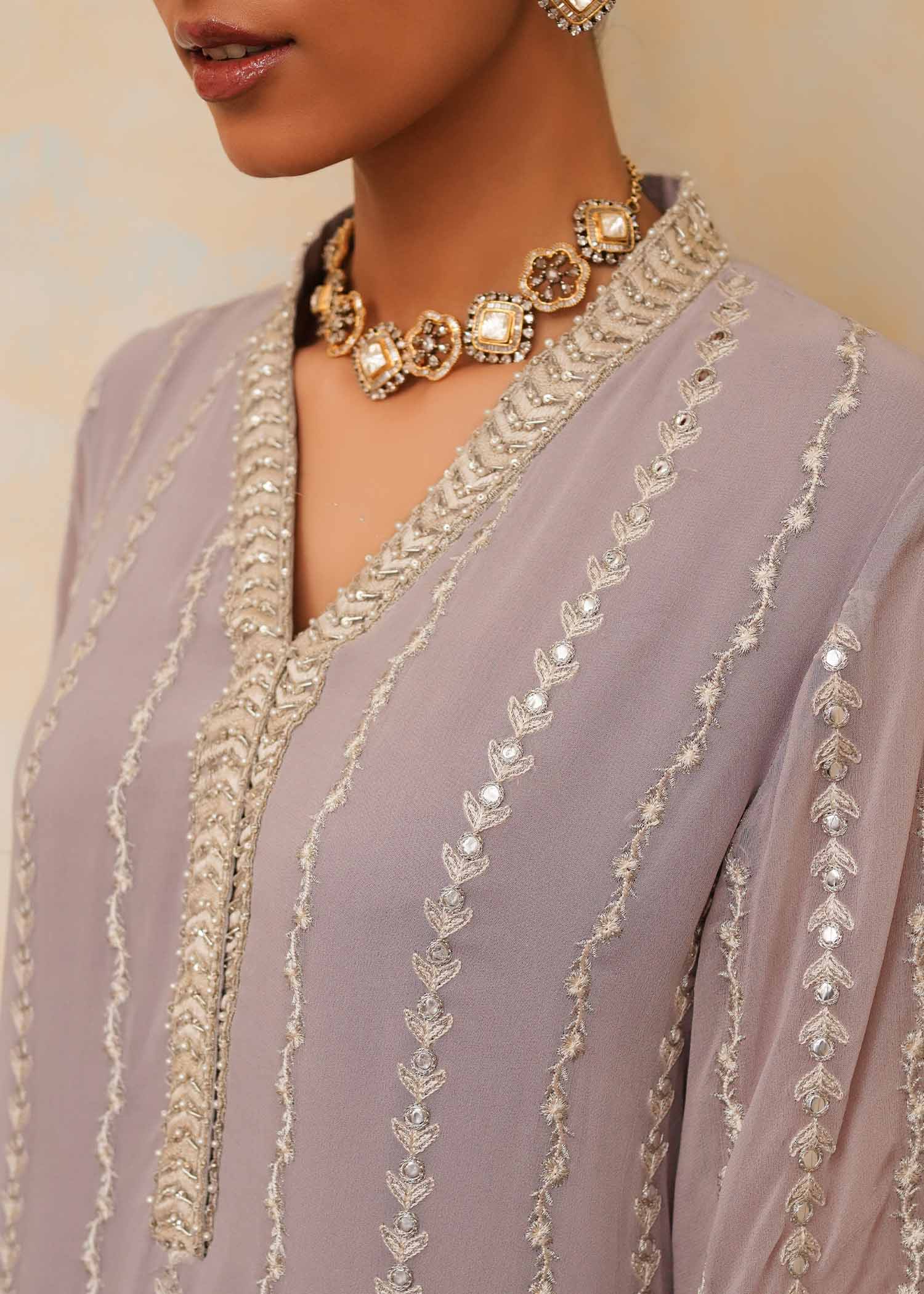 Mahgul | Eid Edit 2024 | Lavender Lines - Khanumjan  Pakistani Clothes and Designer Dresses in UK, USA