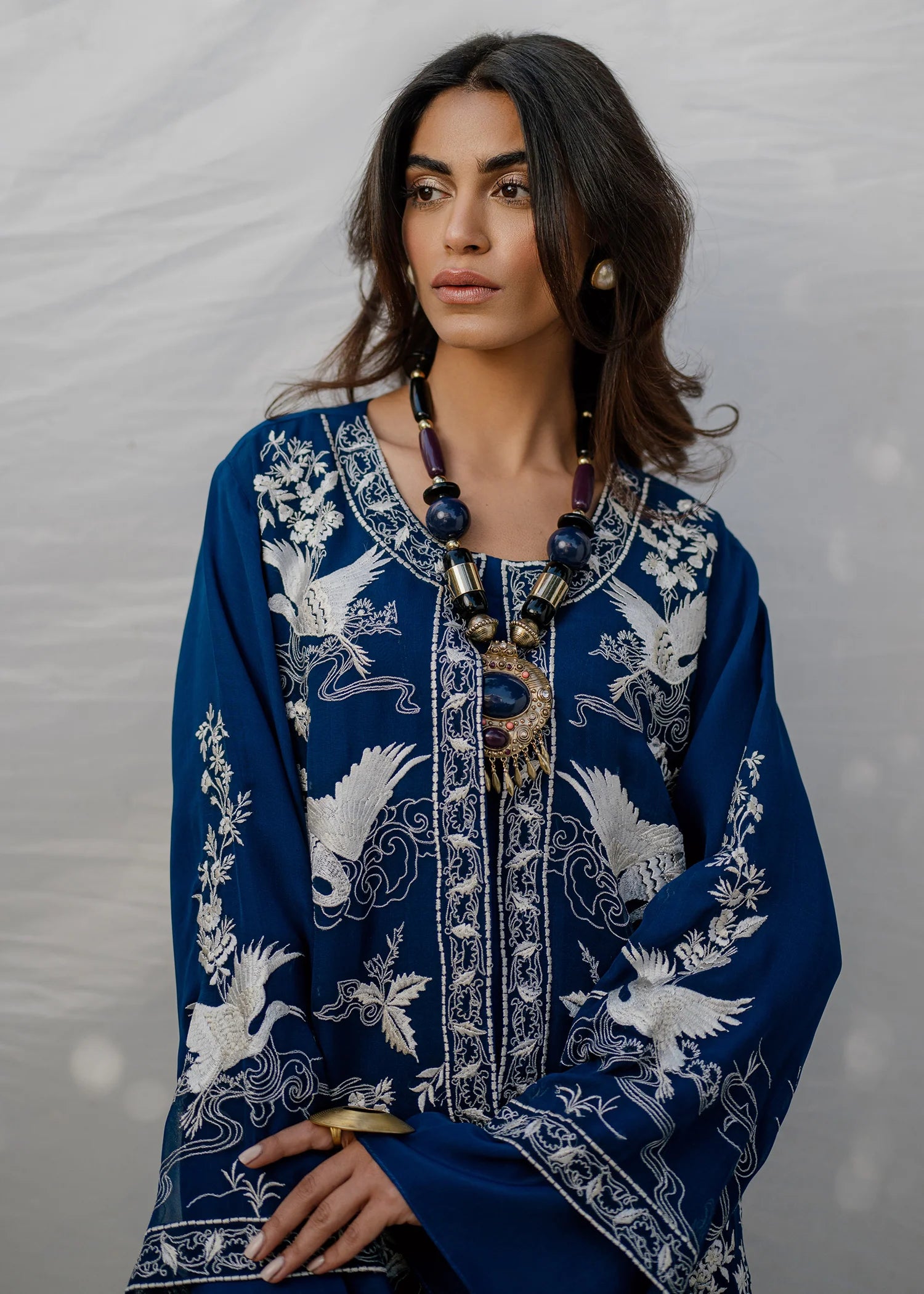 Mahgul | Eid Edit 2024 | Blue Crane - Khanumjan  Pakistani Clothes and Designer Dresses in UK, USA