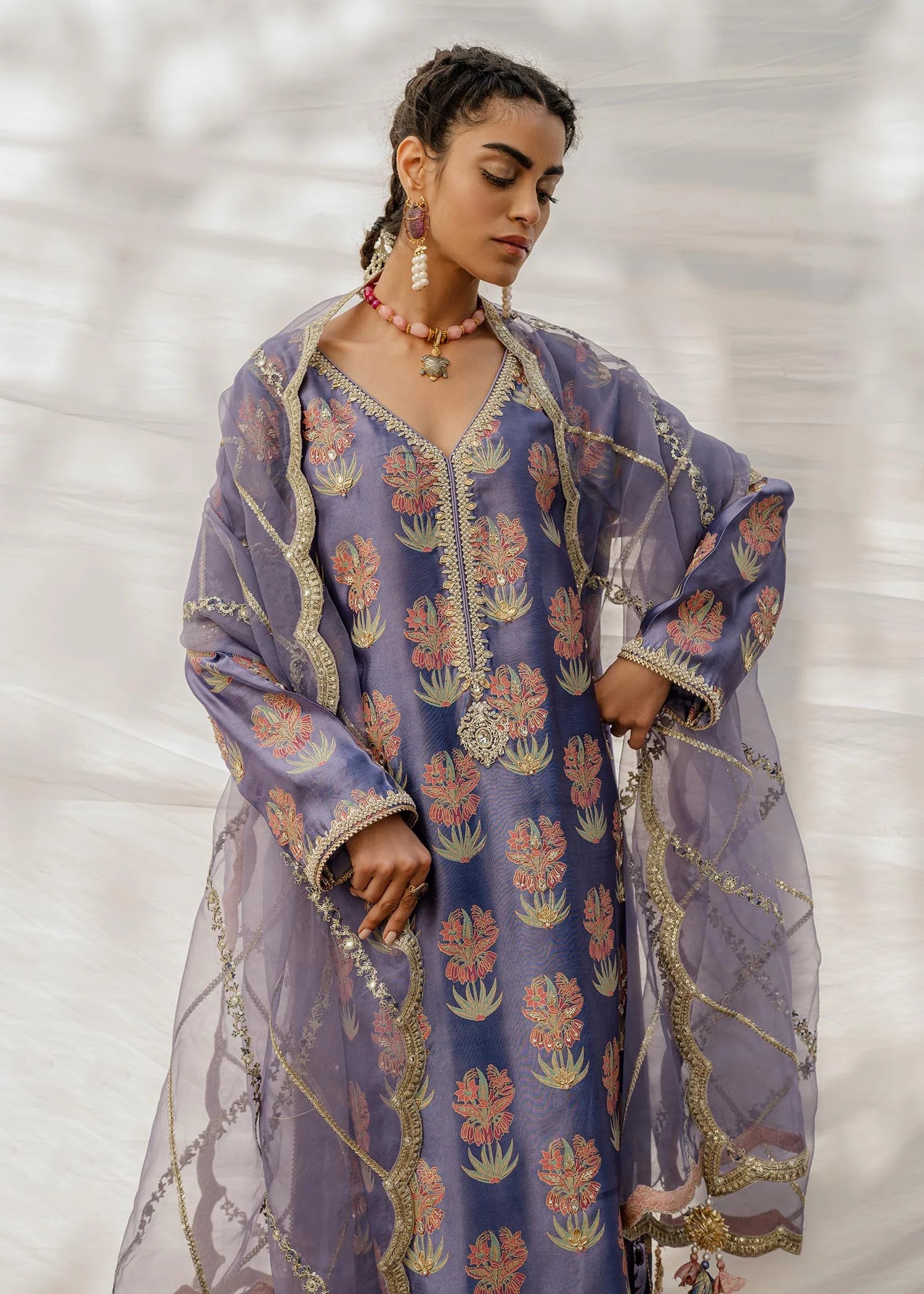 Mahgul | Eid Edit 2024 | Damson Diamante - Khanumjan  Pakistani Clothes and Designer Dresses in UK, USA