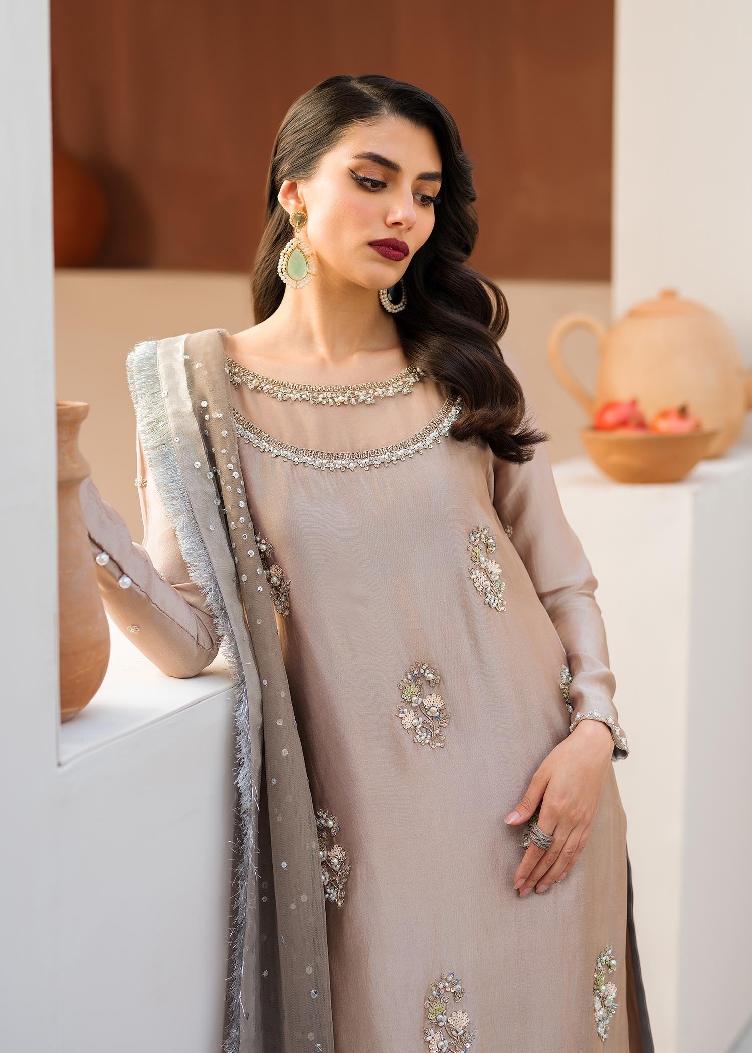 Mahum Asad | Raising The Bar | Sand - Khanumjan  Pakistani Clothes and Designer Dresses in UK, USA