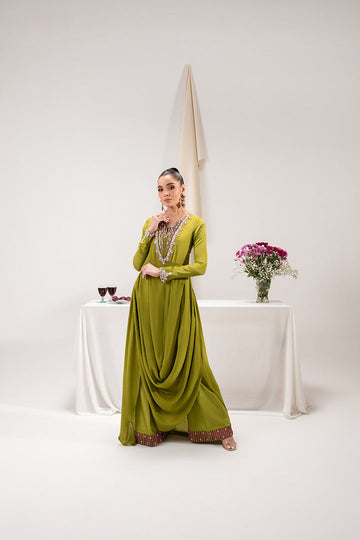 Maria Osama Khan | Tiffany Formals | Peridot - Khanumjan Pakistani Clothes and Designer Dresses in UK, USA