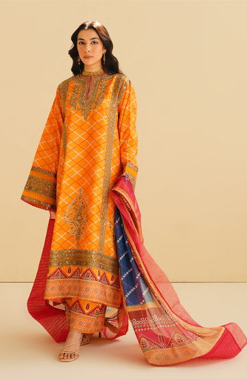 Maryum N Maria | Eid Luxury Lawn 24 | Bahar - Khanumjan Pakistani Clothes and Designer Dresses in UK, USA