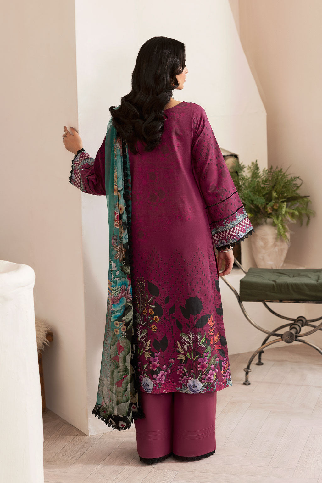 Ramsha | Mashaal Luxury Lawn |  L-1402