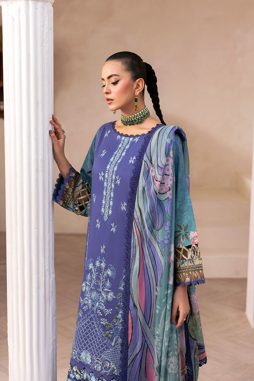 Ramsha | Mashaal Luxury Lawn |  L-1412
