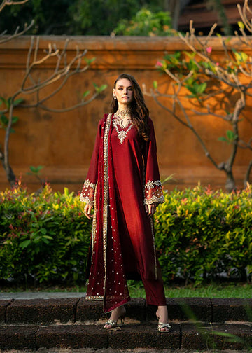Mehak Yaqoob | Marvi Collection | Ruby - Khanumjan Pakistani Clothes and Designer Dresses in UK, USA