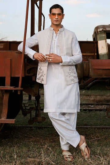 Pakistani Menswear | MNR-QAMAR-A - Khanumjan Pakistani Clothes and Designer Dresses in UK, USA