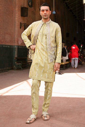 Pakistani Menswear | MNR-QAMAR-B - Khanumjan Pakistani Clothes and Designer Dresses in UK, USA