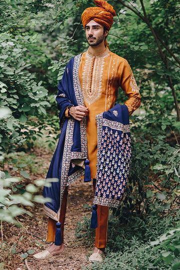 Pakistani Menswear | MNR-DILAWAR - Khanumjan Pakistani Clothes and Designer Dresses in UK, USA