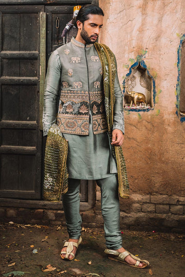 Pakistani Menswear | MNR-ATHAR - Khanumjan Pakistani Clothes and Designer Dresses in UK, USA